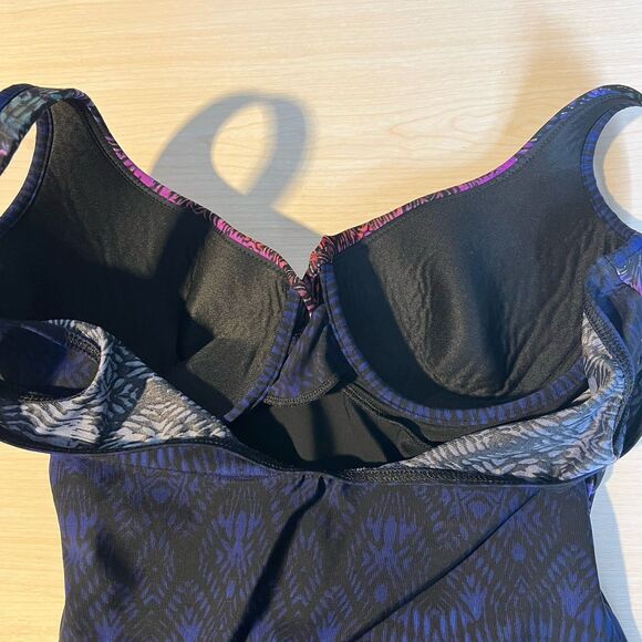 Miraclesuit Tramonto Belle It's A Wrap One Piece Swimsuit 16 Beach Cruise Resort - Picture 14 of 16